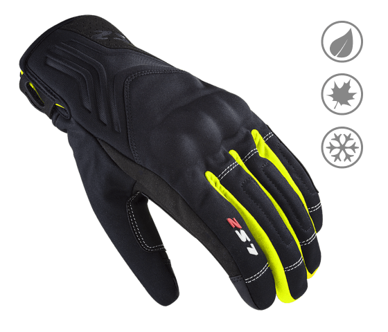 LS2 Jet II Black/H-V Yellow MAN